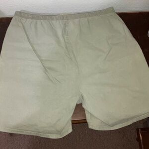 Just My Size Womens Plus Size 26-28 Pull-On Shorts Cream